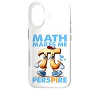 Math Makes Me Perspire Funny Pi Day Puns gifts for women men Case for iPhone 17