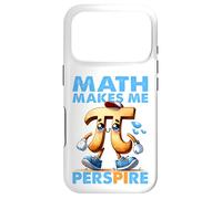Math Makes Me Perspire Funny Pi Day Puns gifts for women men Case for iPhone 17 Pro