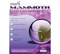 Math Mammoth Grade 7 Answer Keys, Canadian Version