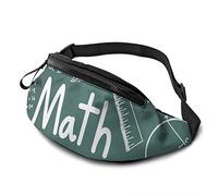 Math Mathematical Fanny Pack Waist Bags for Women & Men, Casual Belt Bag Crossbody Bum Bag with Adjustable Strap for Outdoors Running Hiking