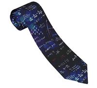 Math Mathematical Formula Blackboard Ties For Men Slim Silk Men'S Necktie 8 Cm/3.2 Inch For Wedding Party Business Graduation