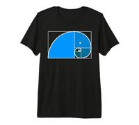 Math Mathematics Fibonacci Sequence Elephant Golden Ratio Premium T-Shirt