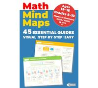 MATH MIND MAPS Grades 8-10: Visual, Step-by-Step and Easy Learning | Covering Algebra, Geometry, Data & Functions | Ages 13-16