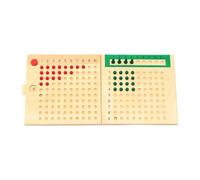Math Multiplication Board Wooden - Educational Learning Toy for Kids, Real Wood Math Practice Tool for Multiplication Division, Preschool Teaching Aid for Age 3 Plus Use