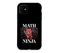 Math Ninja Algebra Calculus Mathematics Student Teacher Case for iPhone 11