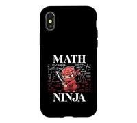Math Ninja Algebra Calculus Mathematics Student Teacher Case for iPhone X/XS