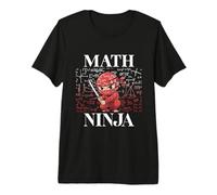 Math Ninja Algebra Calculus Mathematics Student Teacher Premium T-Shirt