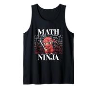 Math Ninja Algebra Calculus Mathematics Student Teacher Tank Top