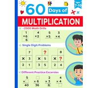 Math Ninjas - Multiplication Workbook Grades 3-5: 60 Days of Math Practice & Timed Tests | Practice Problems for Kids Ages 7-10 | Single Digit Math Drills (Math Ninjas - Children Math Essentials)
