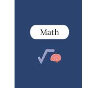 Math Notebook - 125 Pages V1: College Ruled Paper | 8.5 x 11" | School, Study, and Lab Notes, Academic Lined Notebook for Students, Teachers, and Science Lovers (Modern Study Series)