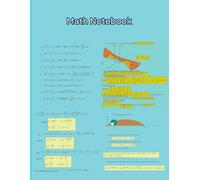 Math Notebook: 5 squares per inch paper notebook