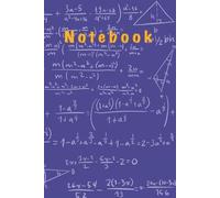 Math Notebook: 6" x 9" Graph Paper Notebook for Math and Science Students, 1/4" Grid Paper Notebook for Kids, 100 Pages