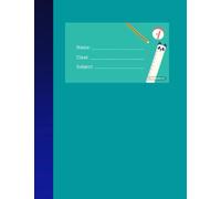 Math Notebook College Ruled: Single Subject Notebook for School & Homeschool Students, 100 College Ruled Pages: Caiet de matematică College Ruled: ... acasă, 120 de pagini cu reguli de colegiu