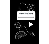 Math Notebook - graph Ruled: Adorable Themed Lined Journal for Students 120 Pages Compact & Aesthetic Study book with Fun Doodles