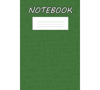 Math Notebook - Write Your Name: Personalized Notebook for School | Practice, Exercises & Calculations | School Use
