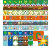 Math Number Game, 85 Funny Math Cards Cognition Cards Counting Arithmetic Learning Tool for Preschool, Kindergarten, Kids, Multi-aged Games for Boys & Girls, Family Game Night
