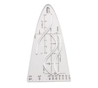 Math Parabolic Stencil Cosine Ruler for Teacher Student Parabola Ruler Parabolic Template for Mathematical Functions Math Curves Stencils