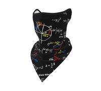 Math Pattern Windproof Mask,Neck Gaiter Winter Motorcycle Face Cover