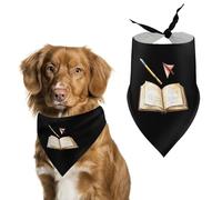 Math Pencil Paper Airplane Dog Bandana Pet Scarf for Small Medium Large Dogs Triangle Bibs Photo Prop Gift