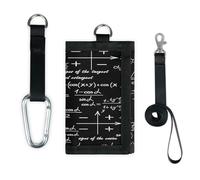 Math Physic Table Wallet Slim Small Pocket Money Organisers Bag Lightweight Portable Change Purse