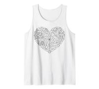 Math Physics Biology Chemistry Science Astronomy Heart Tank Top