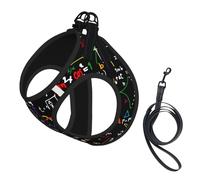 Math Physics Formula,Pet Harness,Adjustable Reflective Dog Harness,Pet Leash Vest,S