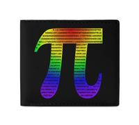 Math PI Bifold Wallet Front Pocket with Money and Credit Card Holder for Men Women