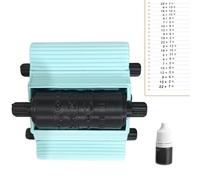Math Practice Roller Stamp - 3.54x3.54x3.54 Inches 4 In 1 Fill In The Blank Learning Tool | Roller Digital Teaching Stamp | For Addition Subtraction Multiplication Division Home School Teacher Student