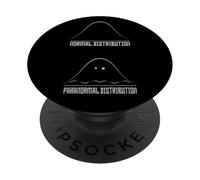 Math Pun Ghost Geometry Paranormal Distribution Mathete PopSockets Adhesive PopGrip
