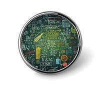 Math Question Button Pin,exquisite Round Badge Custom Badge Pins Kit Funny Gifts for Couples, Friends, Clothing Accessories, 3 Styles