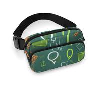 Math Question Fanny Pack for Women Men Adjustable Waist Bag Belt Bag for Travel Sports Hiking, style, 20x13cm