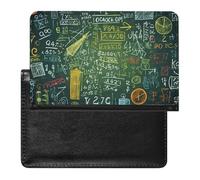 Math Question Passport Holder Unisex-adult Waterproof Travel Passport Cover Wallet Card Case Documents Organizer Protector Holder