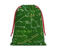 Math Question Print Functional Gift Storage Bag Eco-Friendly Comfortable Touch Outdoor Activities Use