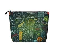 Math Question Toiletry Bags for Women, Portable Travel Cosmetic Bag, Daily Organiser with Zipper