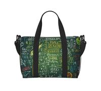 Math Question Travel Tote Bag Unisex, Water-Resistant Weekend Gym Bag, Large Capacity Adjustable Shoulder Strap Travel Bag