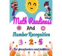 Math Readiness And Number Recognition. For preschoolers and toddlers: Preschoolers and Toddlers Math Workbook Ages 3-5|Pages in W & B|8,5" x ... Number Writing and Tracing.