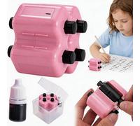 Math Roller Stamp - 4 In 1 Educational Practice Tool | Digital Roller Teaching Stamp | Reusable Calculation For Kids, Addition Subtraction Multiplication Division Practice At Classroom Home