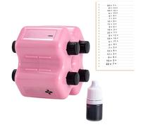 Math Roller Stamp Upgraded Digital Roller Stamp Multiplication Division Addition Subtraction Teaching Tool Reusable Calculation Stamps