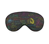 Math Science on The Black Chalkboard Sleep Eye Mask Soft Sleep Cover Blindfold Sleeping Mask Cover for Sleep Travel