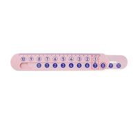Math Slide Ruler - Creative Counting And Number Learning Toy, Portable Maths Game Colourful Classroom Style, Sliding Number Scale + Interactive Counting Design, ABS Material - Fo