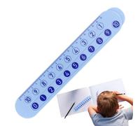 Math Slide Ruler - Imaginative Problem-Solving Math Arithmetic Ruler | Clear Numbers Mathematical Scale Addition Subtraction Educational Toy | Digital Decomposition Ruler for Young Learners