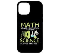 Math Solves Most of My Problems Science Math Science Teacher Case for iPhone 12 mini