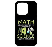 Math Solves Most of My Problems Science Math Science Teacher Case for iPhone 15 Pro