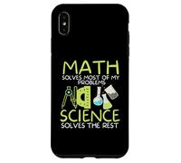 Math Solves Most of My Problems Science Math Science Teacher Case for iPhone XS Max