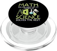 Math Solves Most of My Problems Science Math Science Teacher PopSockets PopGrip for MagSafe