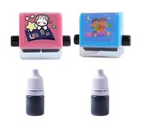 Math Stamp - Educational Teaching Tool, Reusable Calculation Stamp - Practical Math Learning Dee Roller with Ink for Classroom Study, Activities