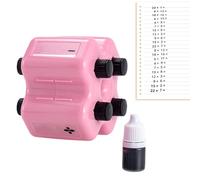 Math Stamp Roller | 4-in-1 Learning Tool to Complete | Maths Stamp for Teaching Additions, Subtractions, Multiplications and Divisions in Classroom and at Home