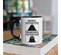 Math Statistics Analysis, Data Science, Funny Math Teacher Coffee Mug, Paranormal Distribution 11OZ