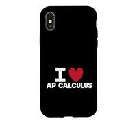 Math Student AP Calculus Teacher Funny I Love AP Calculus Case for iPhone X/XS