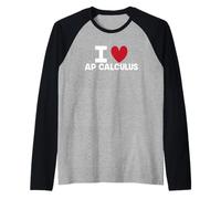Math Student AP Calculus Teacher Funny I Love AP Calculus Raglan Baseball Tee